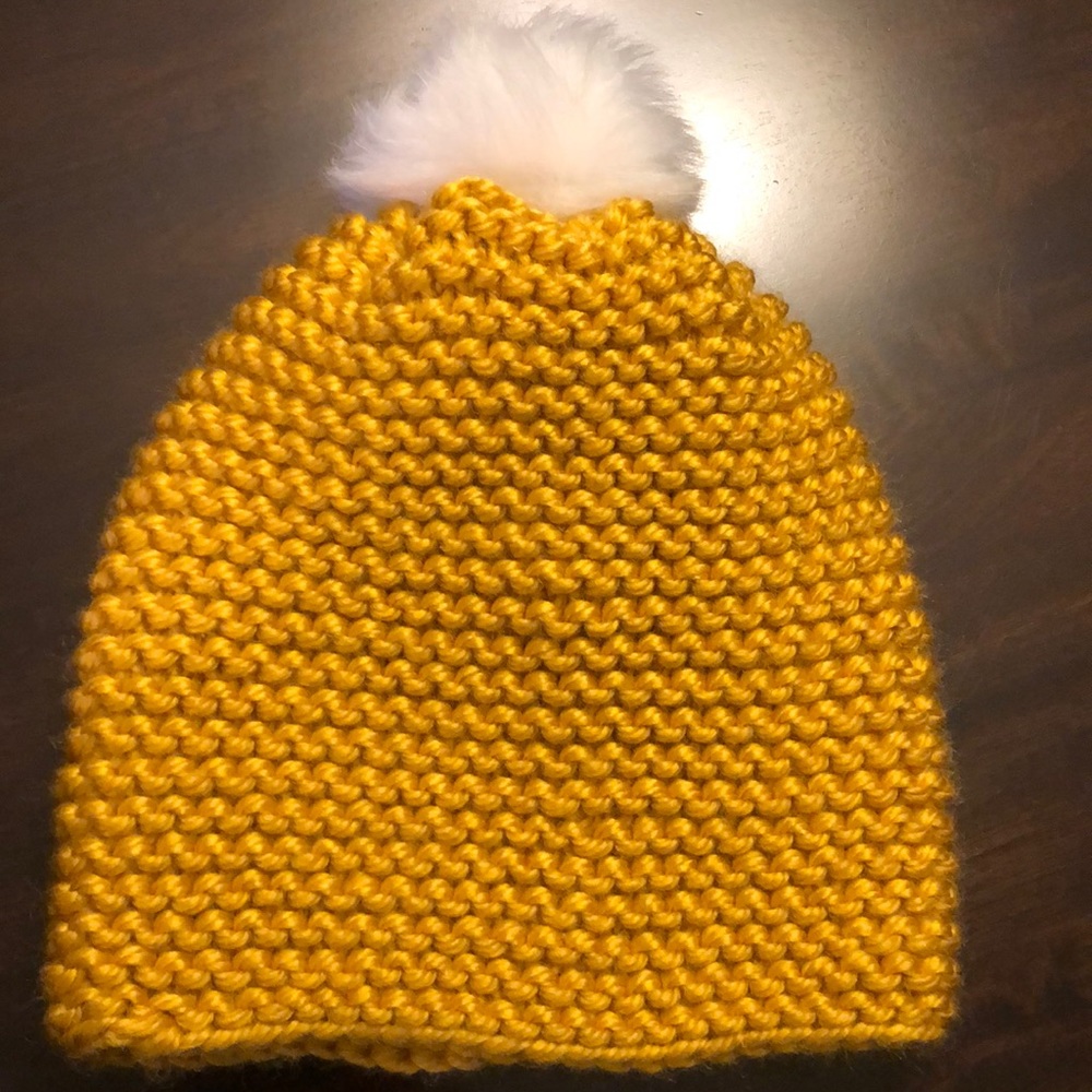 Handmade knit hat